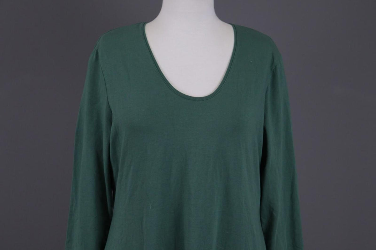 GUDRUN SJODEN Green Oversized Long Sleeve Sweater Knit Midi Dress – Size L