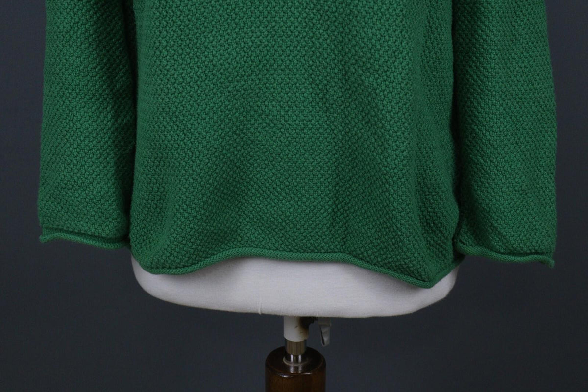 GUDRUN SJODEN Green Long Sleeve Round Neck Pullover Knit Sweater – Size M – Used