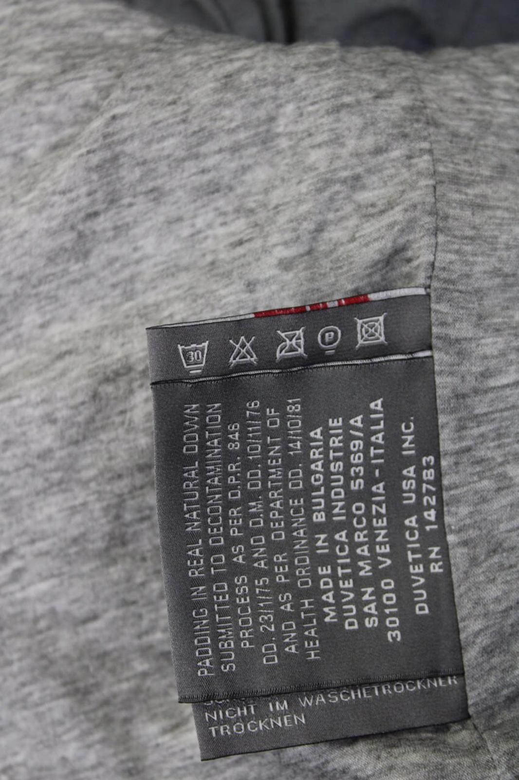 DUVETICA White Lightweight Hooded Full Zip Long Jacket – Size 44