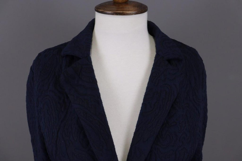 RUNDHOLZ Blue Embroidered Designer Blazer Jacket – Size L