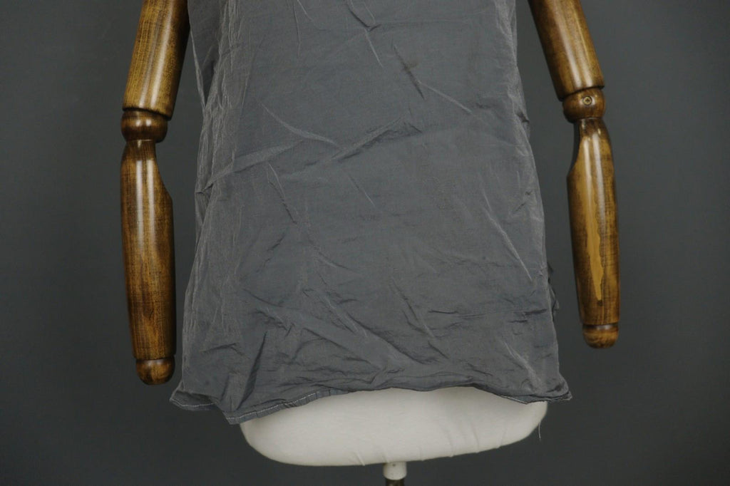RUNDHOLZ Gray Round Neck Wide Strap Regular Fit Pullover Tank Top – Size M