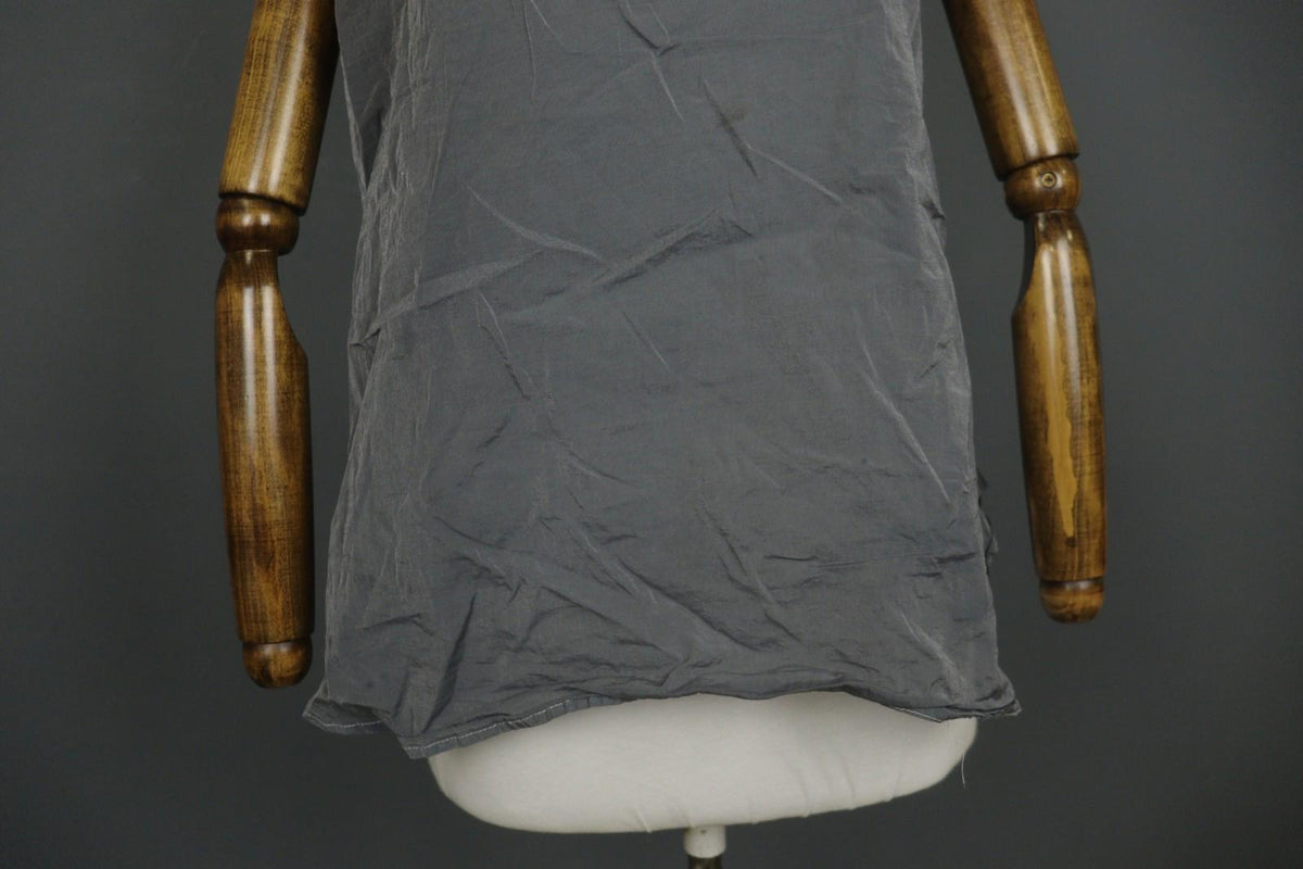 RUNDHOLZ Gray Round Neck Wide Strap Regular Fit Pullover Tank Top – Size M