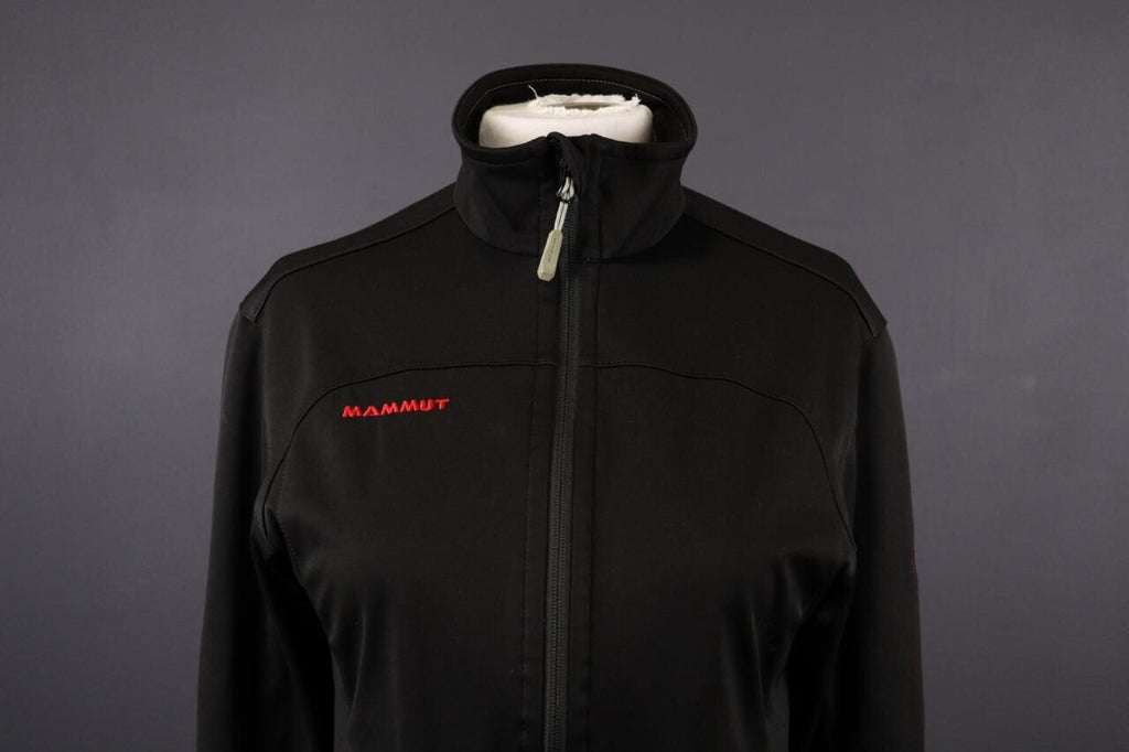 Mammut Black Full Zip Windstopper Soft Shell Jacket – Size M