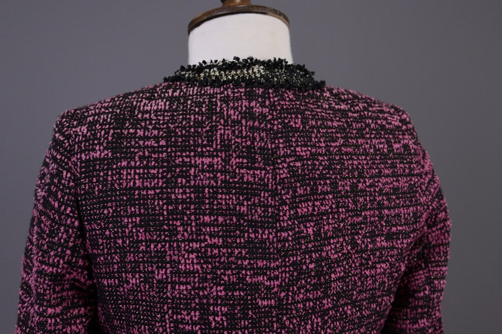 The Kooples Purple Embroidered Open Front Cardigan Jacket – Size 32