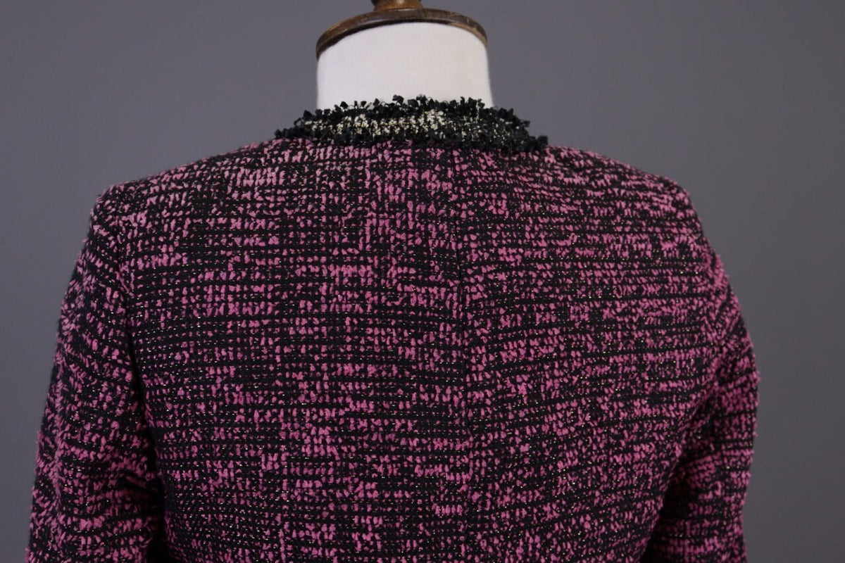 The Kooples Purple Embroidered Open Front Cardigan Jacket – Size 32