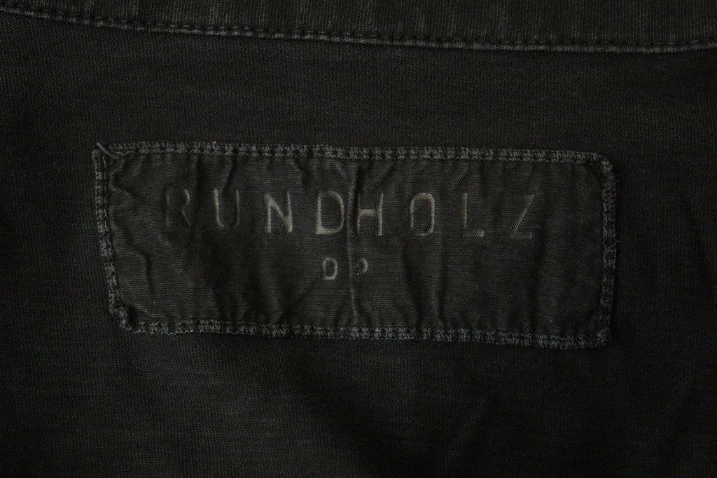 RUNDHOLZ DIP Black Casual Short Sleeve Collared Full Button Front Shirt – Size M