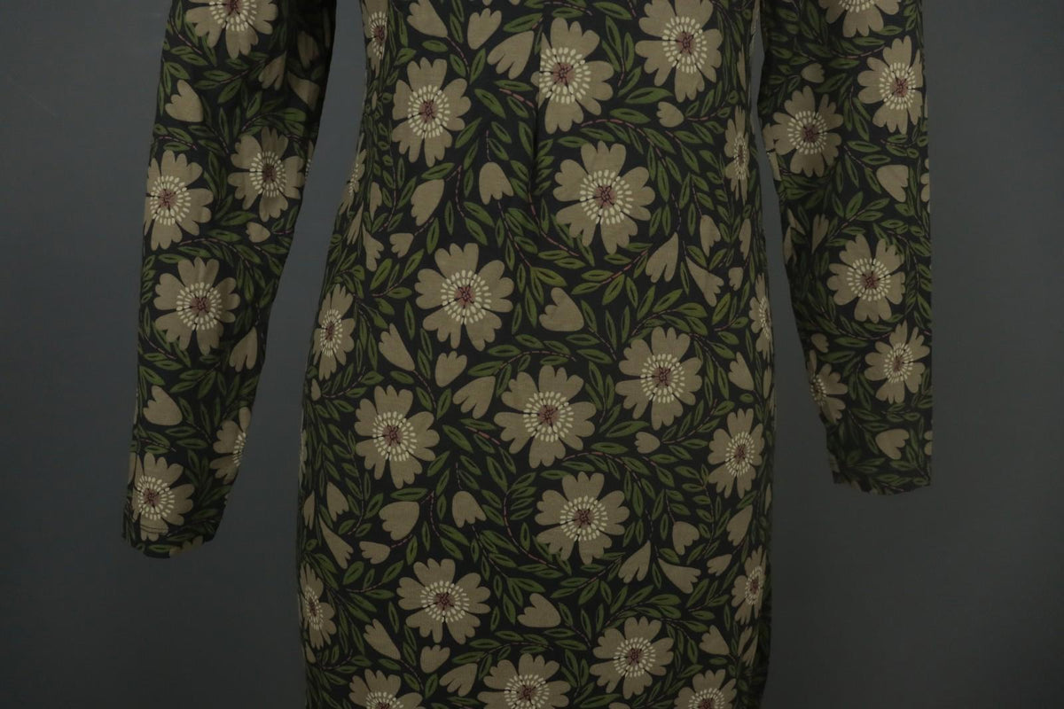 Gudrun Sjoden Shift Dress Multicolor Floral Pullover Long Sleeve – Size S / M