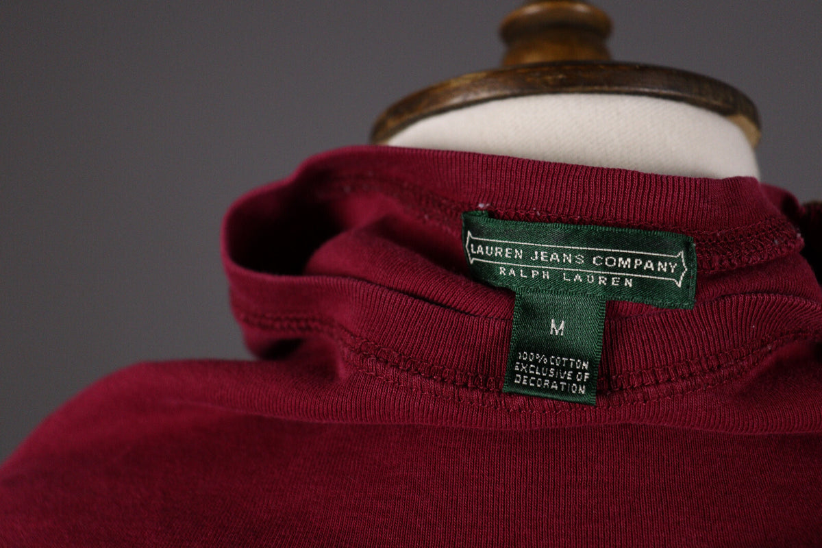 Lauren Jeans Company Ralph Lauren Long Sleeve Elbow Patches Sweater – Size M