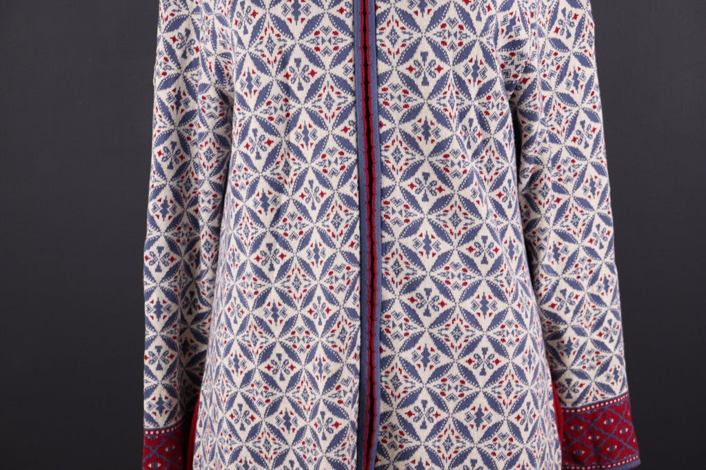 Deerberg by Oska Multicolor Full Zip Hooded Long Cardigan Sweater – Size L