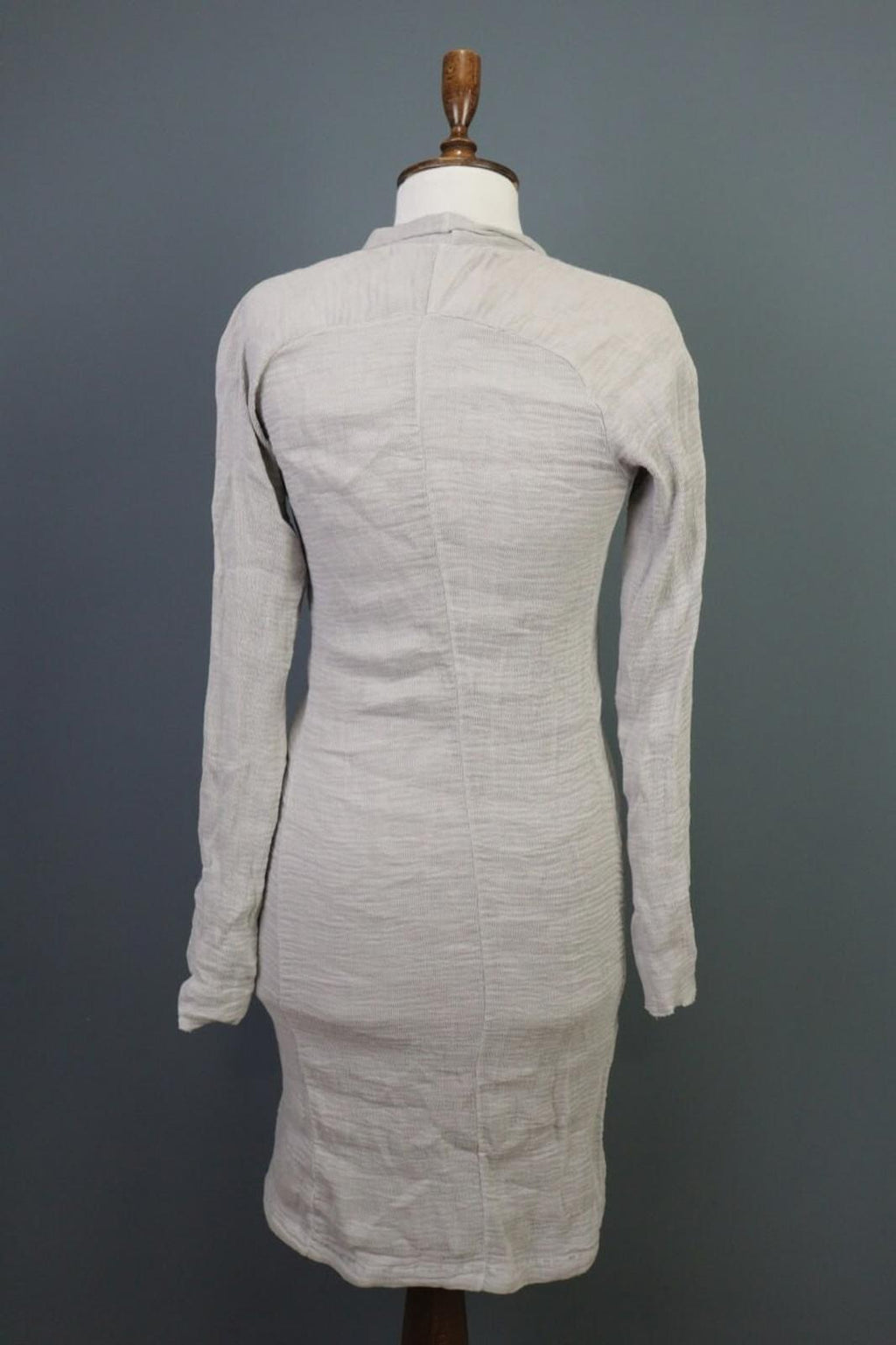 TRANSIT PAR SUCH Gray Linen Lagenlook Long Cardigan Sweater – Size 2