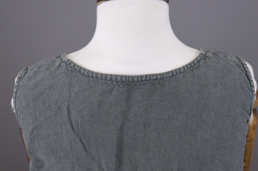 Oska Gray Linen Relaxed Lagenlook Oversized Tunic Dress – Size 4