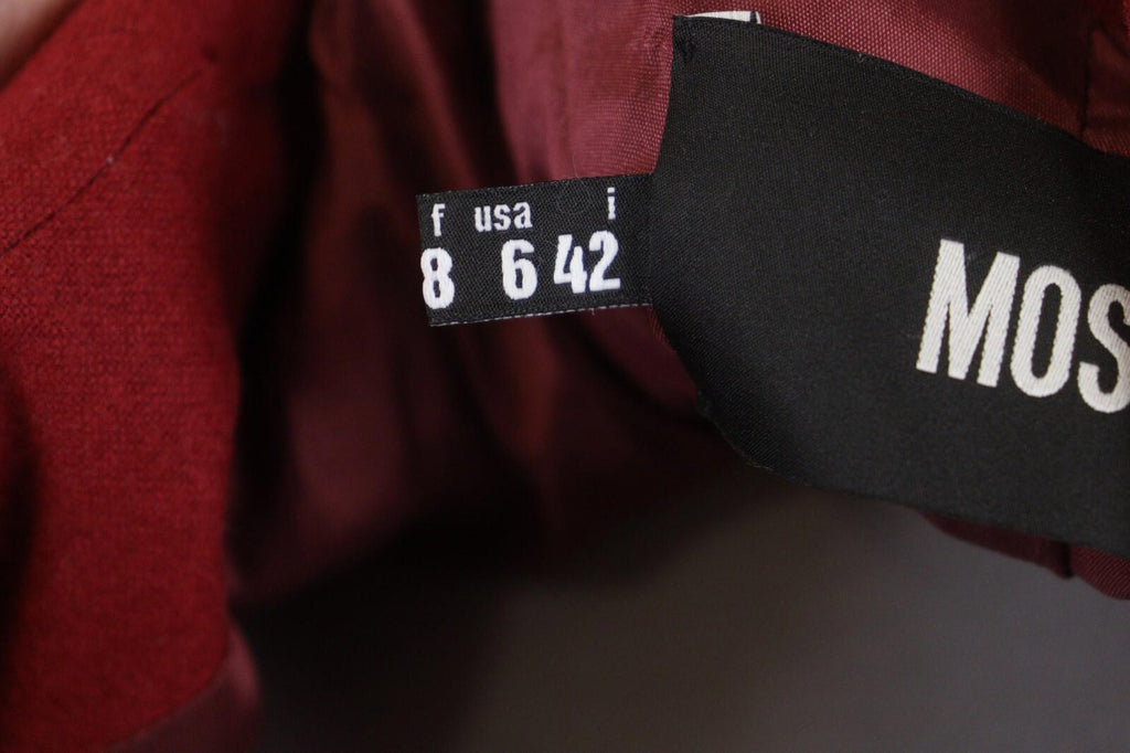 LOVE MOSCHINO Red Long Sleeve Three Button Coat Blazer – Size US 6