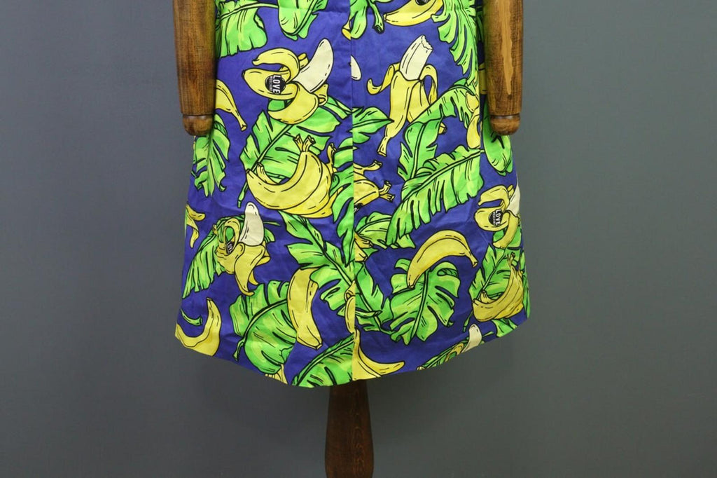LOVE MOSCHINO Multicolor Fruits Sleeveless A-Line Short Dress – Size US 10 / I 46