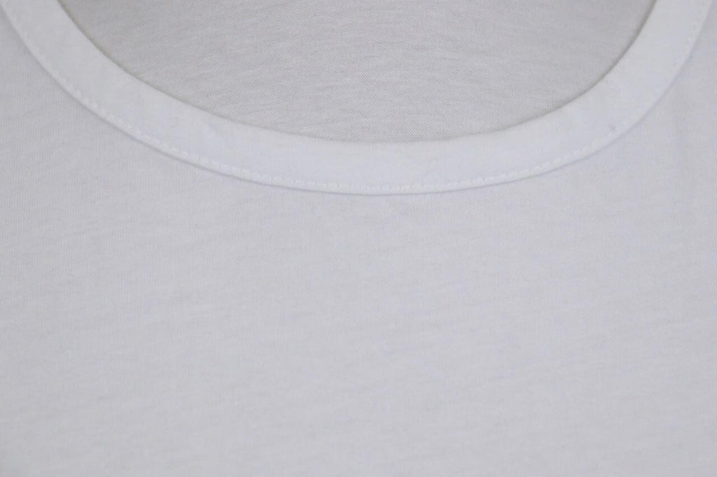 OZAI N KU White Cotton Round Neck Short Sleeve High Low Tee Shirt Dress – Size S – Used