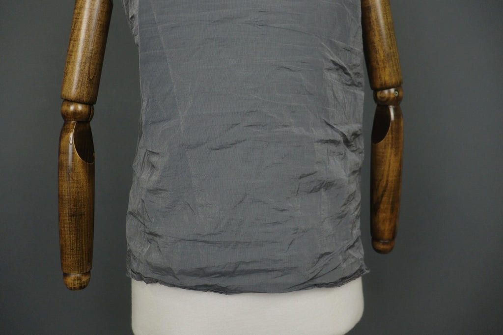 RUNDHOLZ Gray Round Neck Wide Strap Regular Fit Pullover Tank Top – Size M