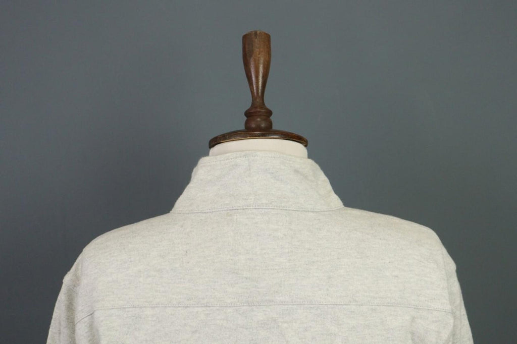 BARACUTA ENGLAND Gray High Neck Full Zip Track Jacket – Size M