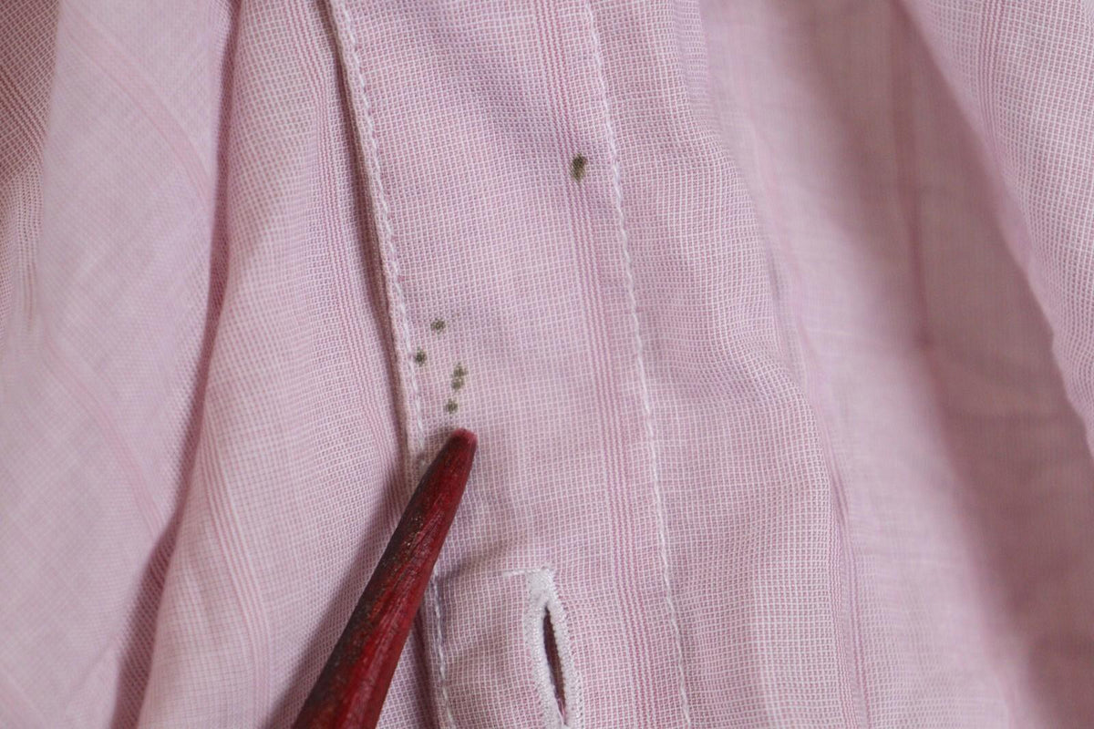 BURBERRY BRIT Pink Lightweight 3/4 Sleeve Stretch Button Down Shirt – Size XS