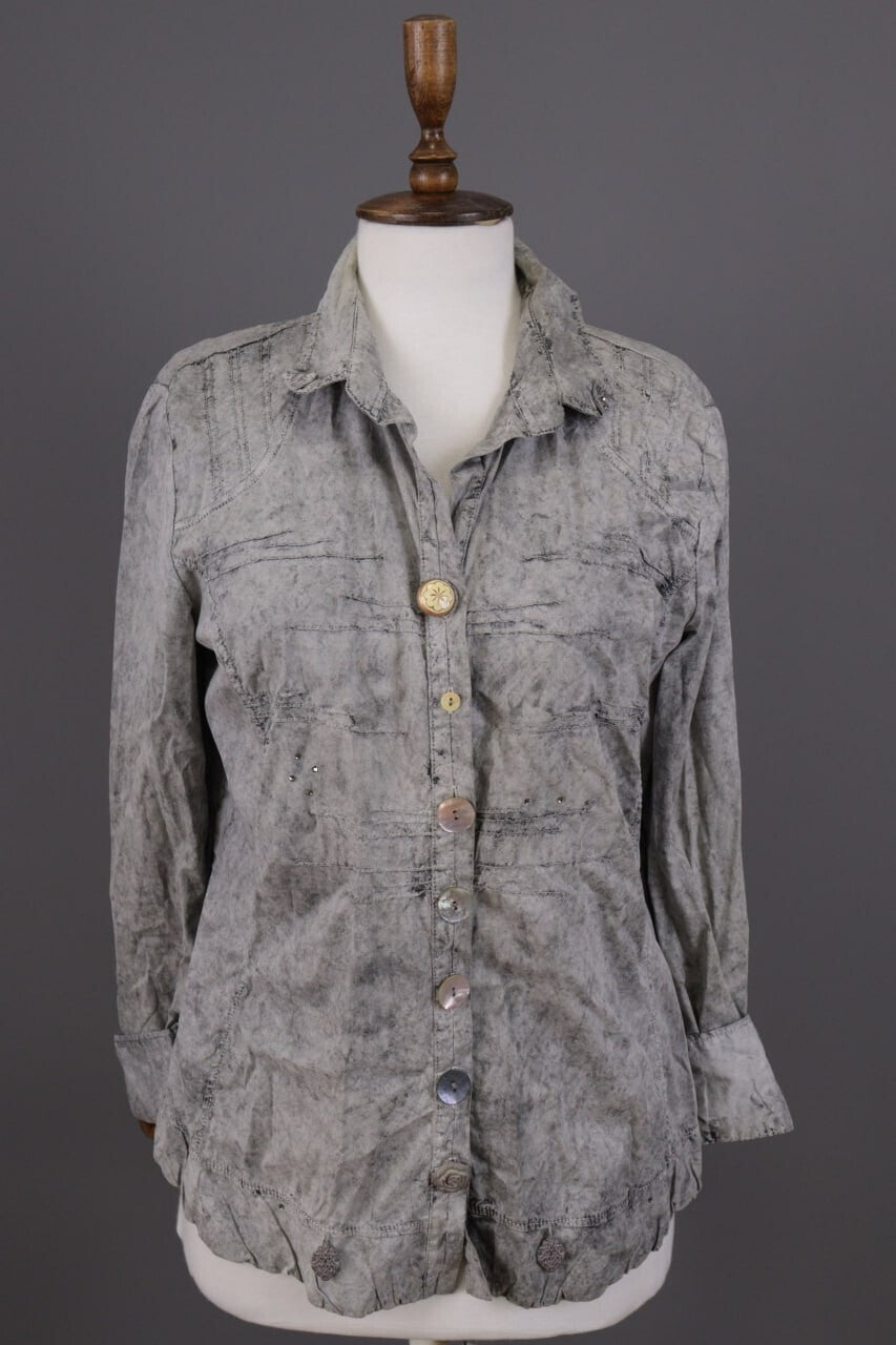 Bottega Gray Lightweight Jacket – Women's XL