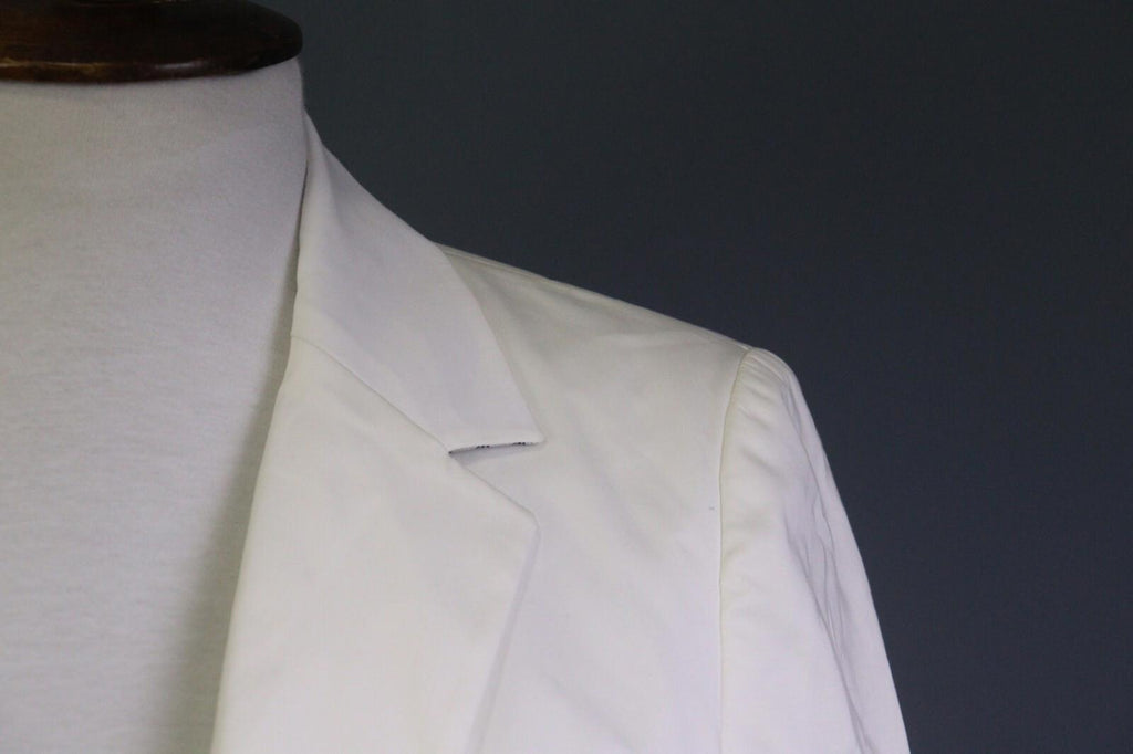 ETRO MILANO White Two Button Blazer Jacket – Size 44