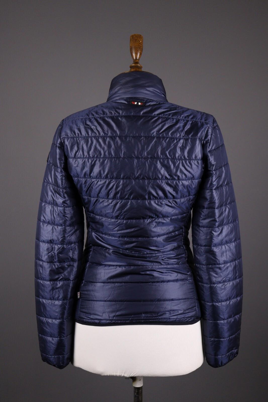 NAPAPIJRI Blue Full Zip Puffer Quilted Jacket – Size S