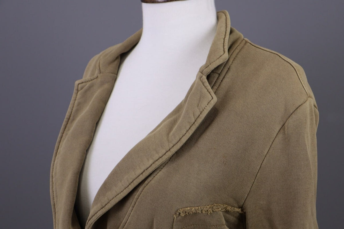 Transit Par Such TR-900 Brown Button Down Designer Jacket – Size 4 / XL