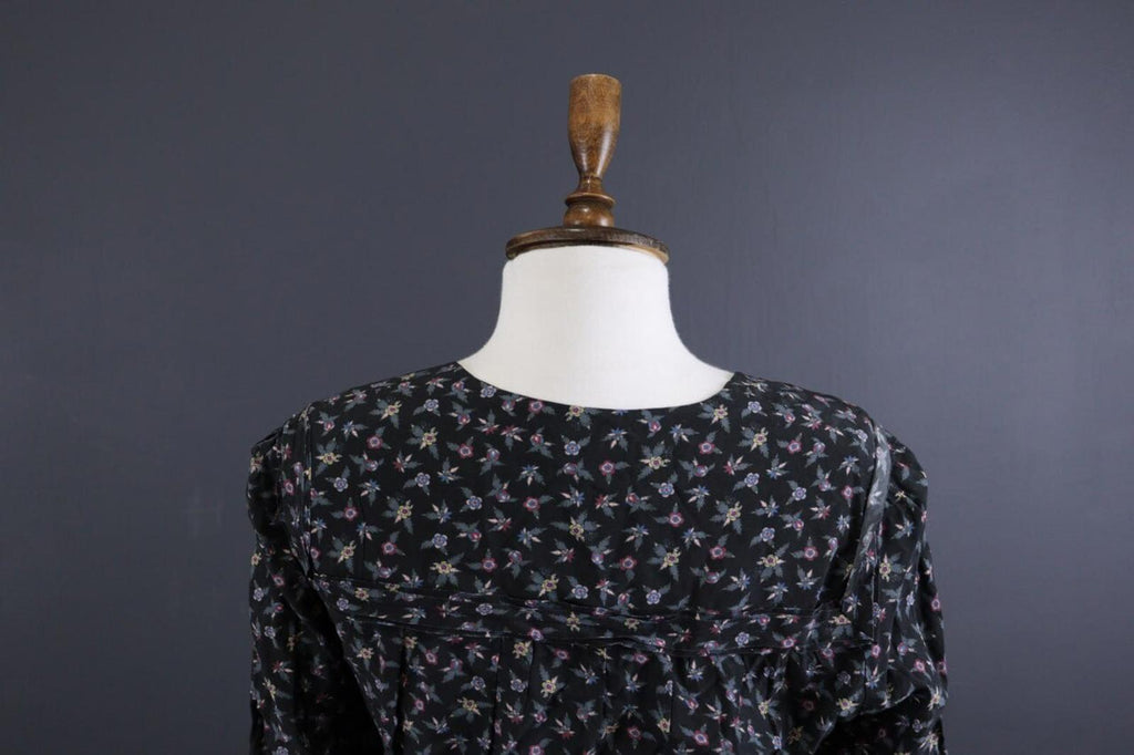 ZADIG & VOLTAIRE Remus Liberty Black Floral Long Sleeve Summer Dress – Size XS