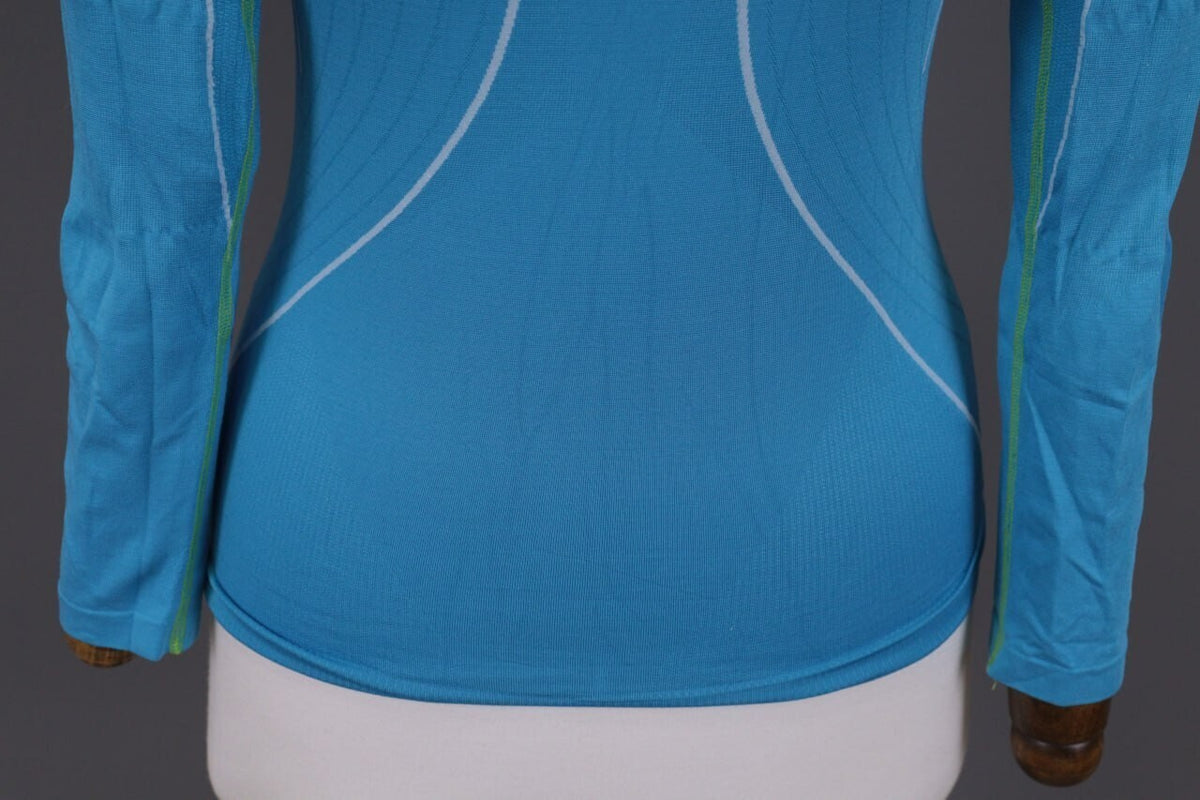 Dynafit Crew Neck Blue Big Logo Activewear Baselayer Shirt – Size S 42 – Used