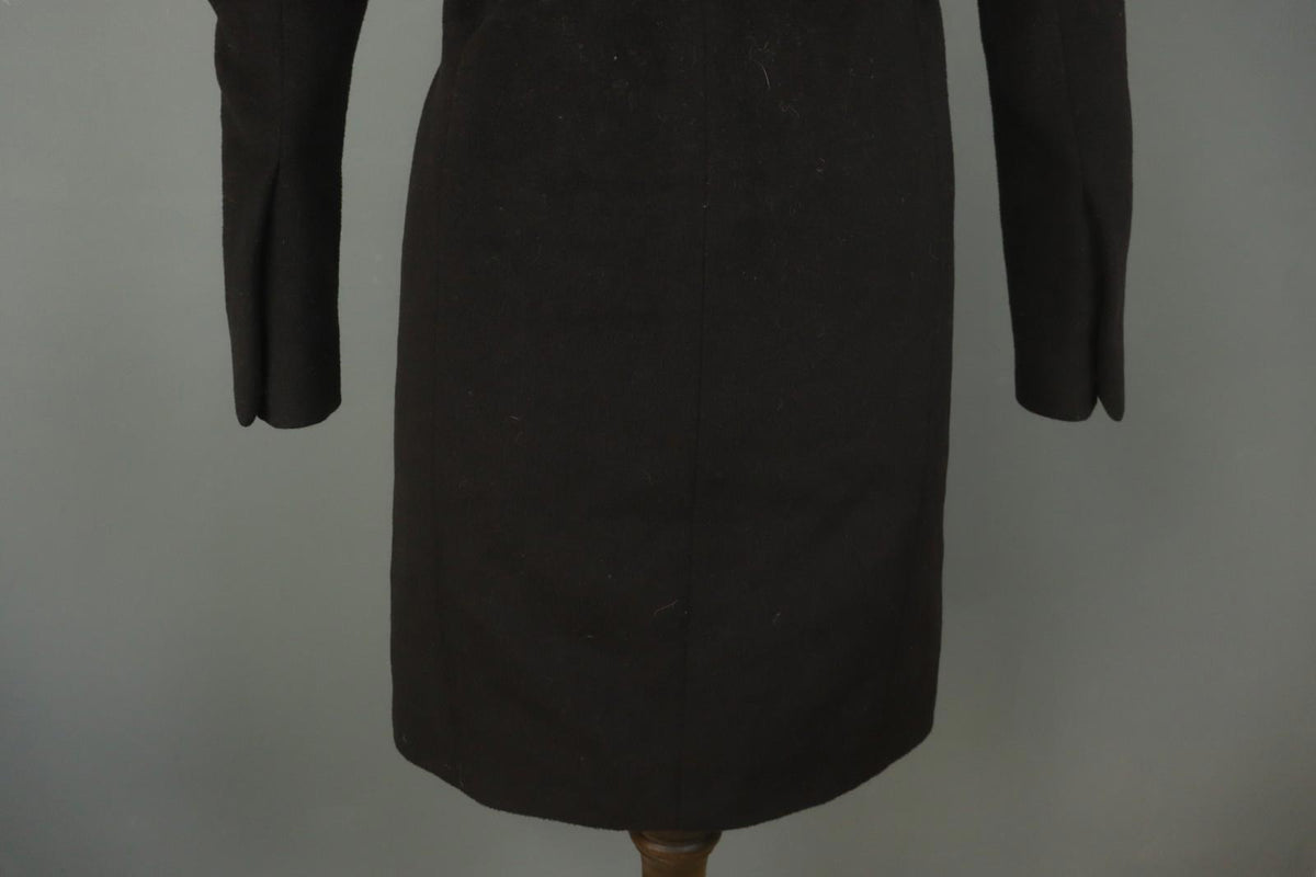 Balenciaga Black Wool Double Breasted Peak Lapel Formal Blazer Jacket – Size 38