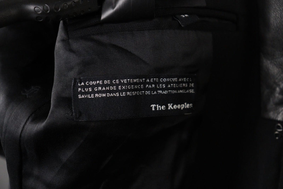 THE KOOPLES Black Wool Cape Jacket Blazer – Size 38 – Used