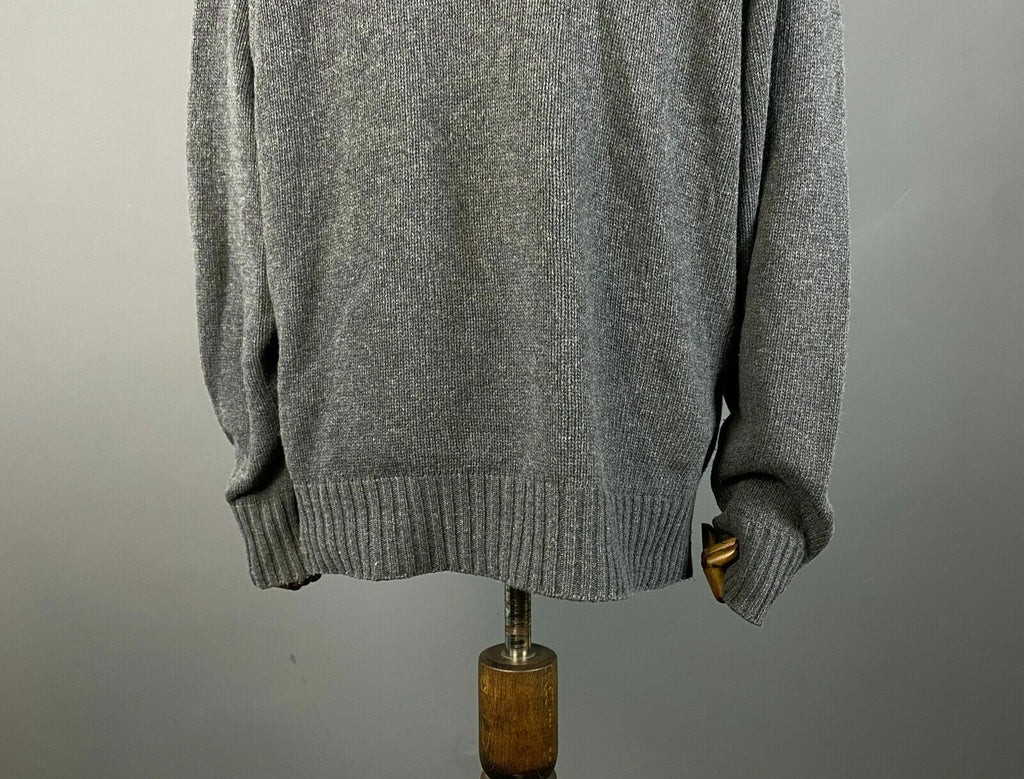 Vintage La Martina Grey Wool Knit Sweater – Men's XXL 2XL