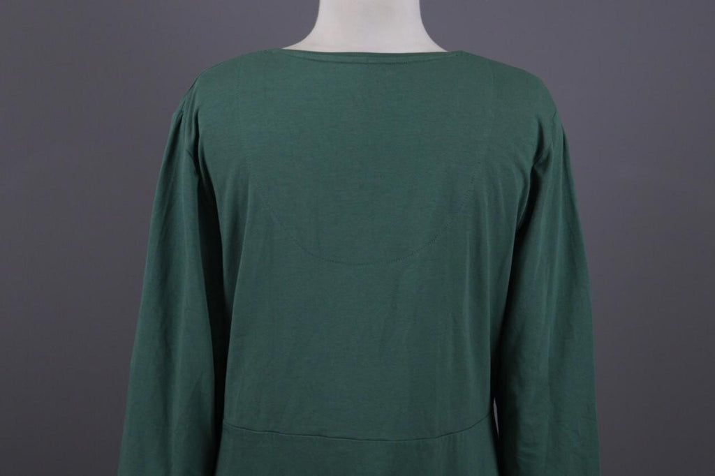 GUDRUN SJODEN Green Oversized Long Sleeve Sweater Knit Midi Dress – Size L