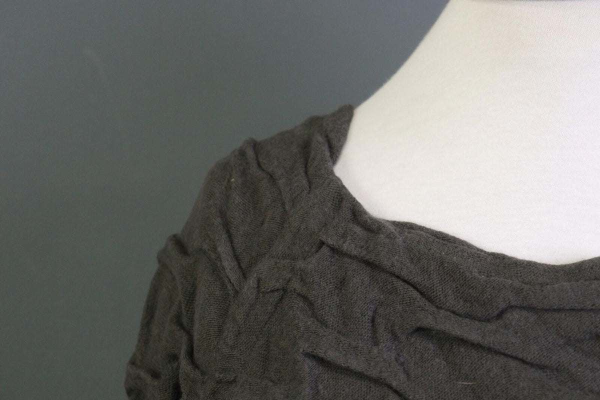 Absolut by ZEBRA Angora Wool Crew Neck Textured Knit Pullover Sweater – Size 2