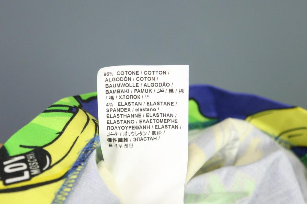 LOVE MOSCHINO Multicolor Fruits Sleeveless A-Line Short Dress – Size US 10 / I 46