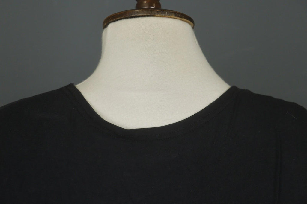 GUDRUN SJODEN Black Cotton Round Neck Sleeveless Pullover Tank Dress – Size S