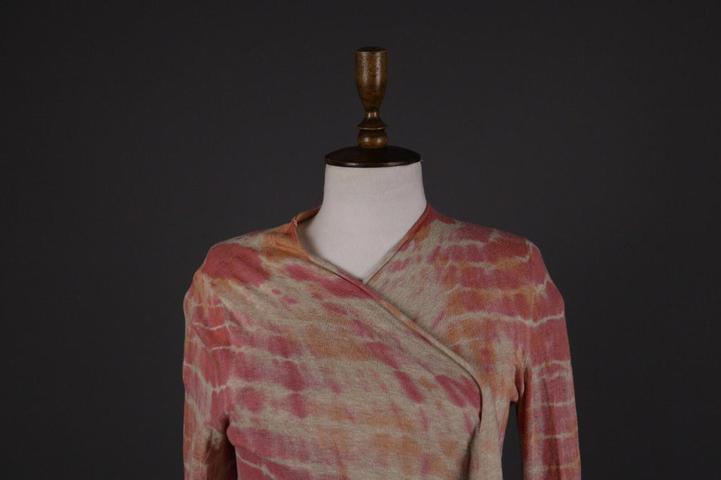 ZADIG & VOLTAIRE Colorful Abstract Knit Wrap Cardigan Sweater – Size S