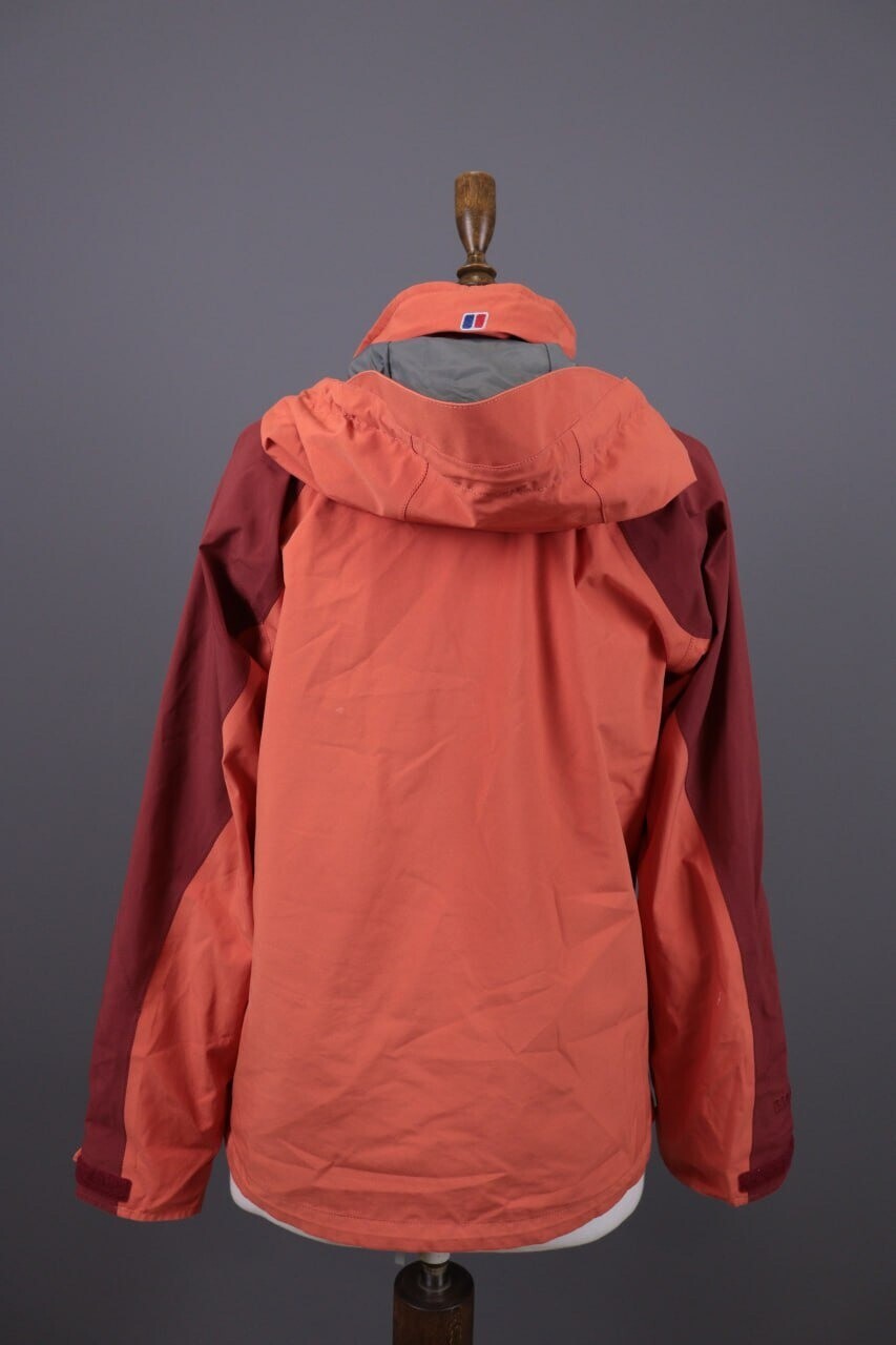 Berghaus Gore-Tex Orange Hooded Ski Waterproof Jacket – Size 12