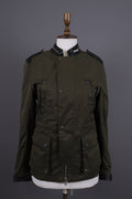 The Kooples Khaki Full Zip Multipockets Cargo Snap Jacket – Size XS