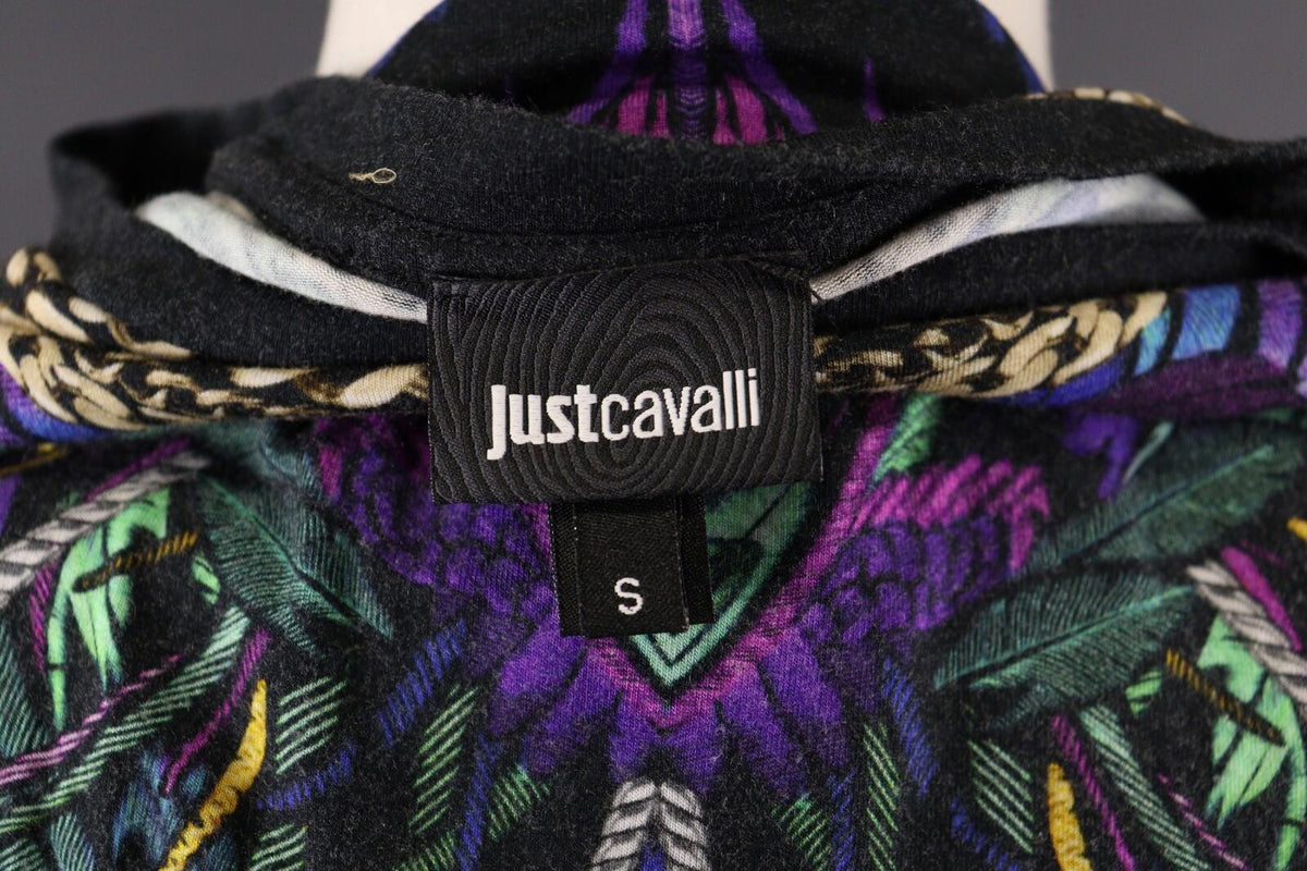 JUST CAVALLI Floral Paisley 3/4 Sleeve Top Shirt – Size S