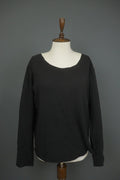 RUNDHOLZ Black Lagenlook Summer Long Sleeve Pullover Blouse Top – Size L
