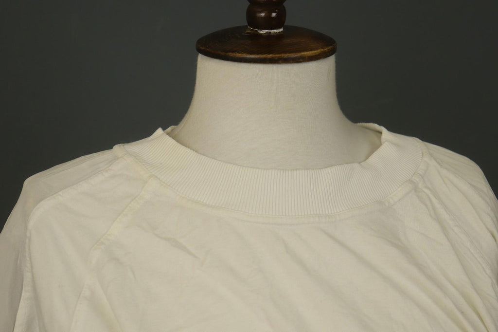 TRANSIT PAR SUCH White Raglan Sleeve Ribbed Hem Crew Neck Pullover Sweater Sz 3