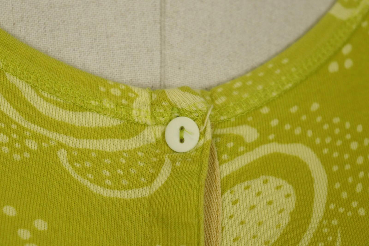 GUDRUN SJODEN Yellow Knit Long Sleeve Round Neck Button Front Cardigan – Size XL