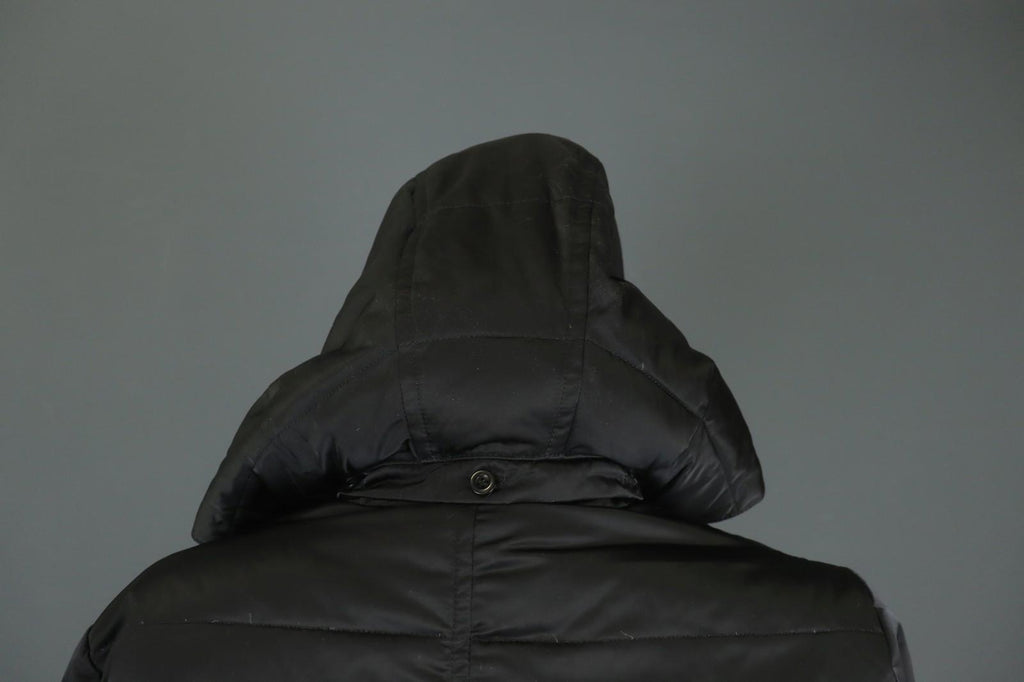 MARELLA Sport Warm Me Up Black Hooded Long Sleeve Full Zip Puffer Jacket – Size 36