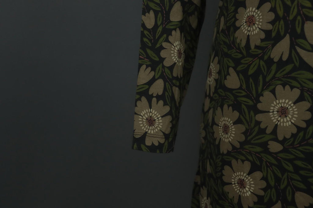 Gudrun Sjoden Shift Dress Multicolor Floral Pullover Long Sleeve – Size S / M