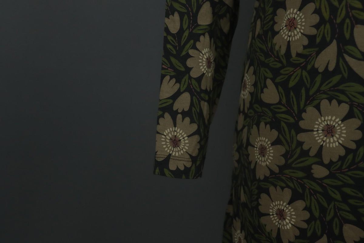 Gudrun Sjoden Shift Dress Multicolor Floral Pullover Long Sleeve – Size S / M