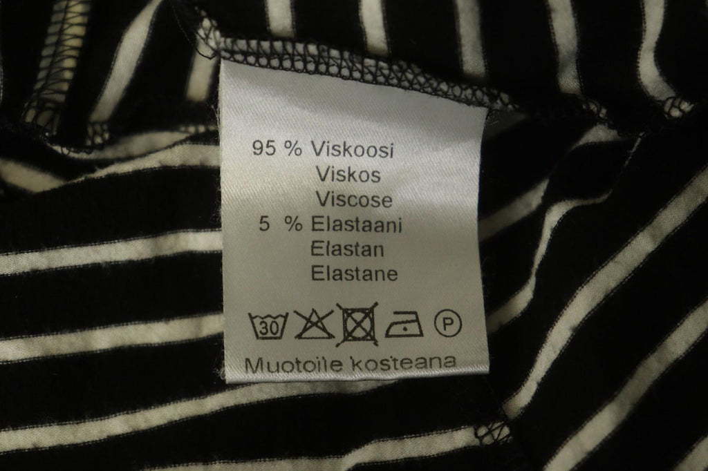 MARIMEKKO Samu-Jussi Koski Black White Stripe Open Front Cardigan Sweater – Size L
