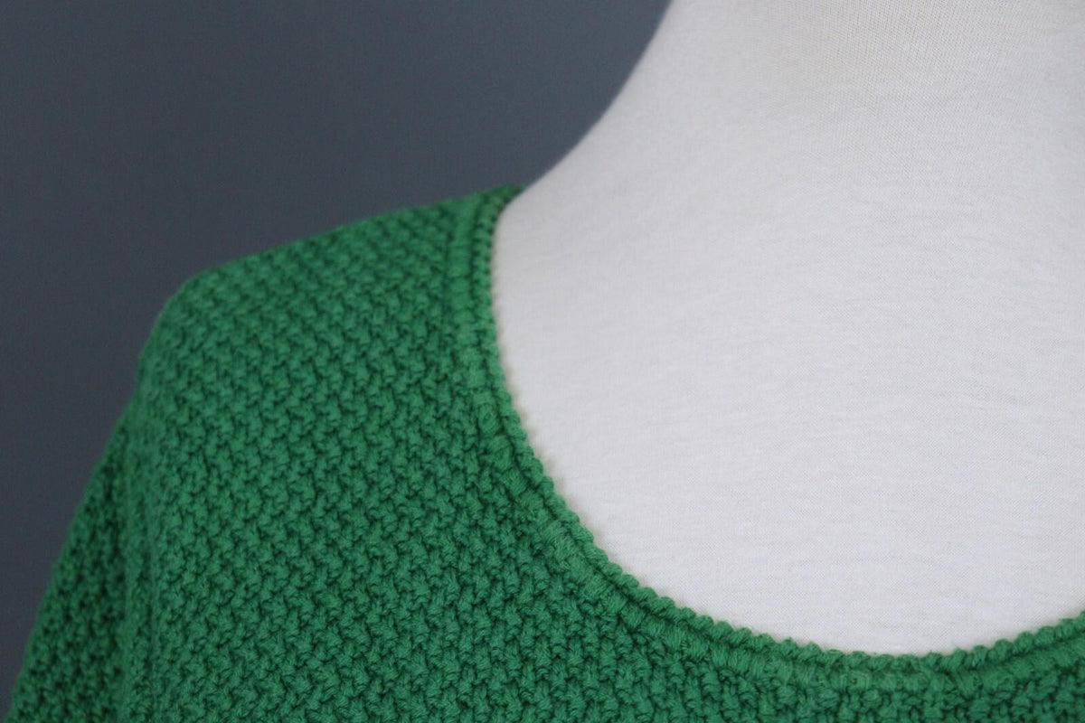GUDRUN SJODEN Green Long Sleeve Round Neck Pullover Knit Sweater – Size M – Used