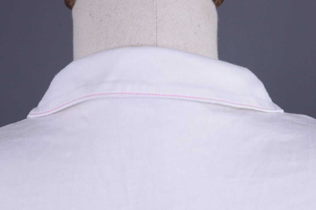Saint James Depuis 1889 White Henley Short Sleeve Top Blouse Shirt – Size I42 /US6