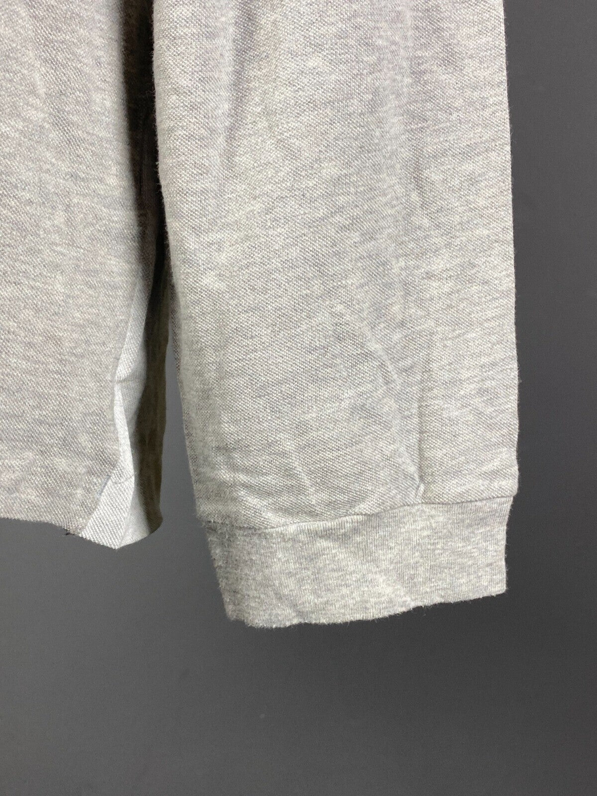 Lacoste Slim Fit Gray Colourblock Long Sleeve Polo Shirt 8 3XL 2XL