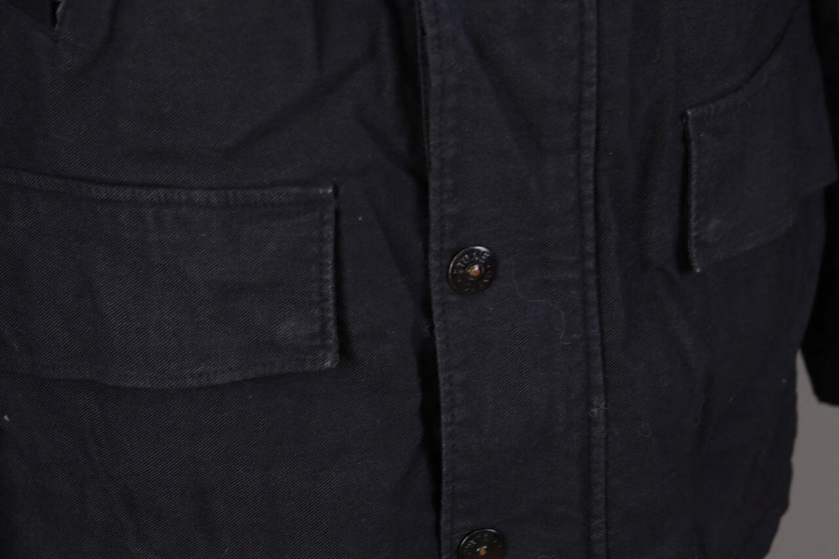 STONE ISLAND Blue Wool Multipockets Cago Hooded Full Zip Jacket – Size L