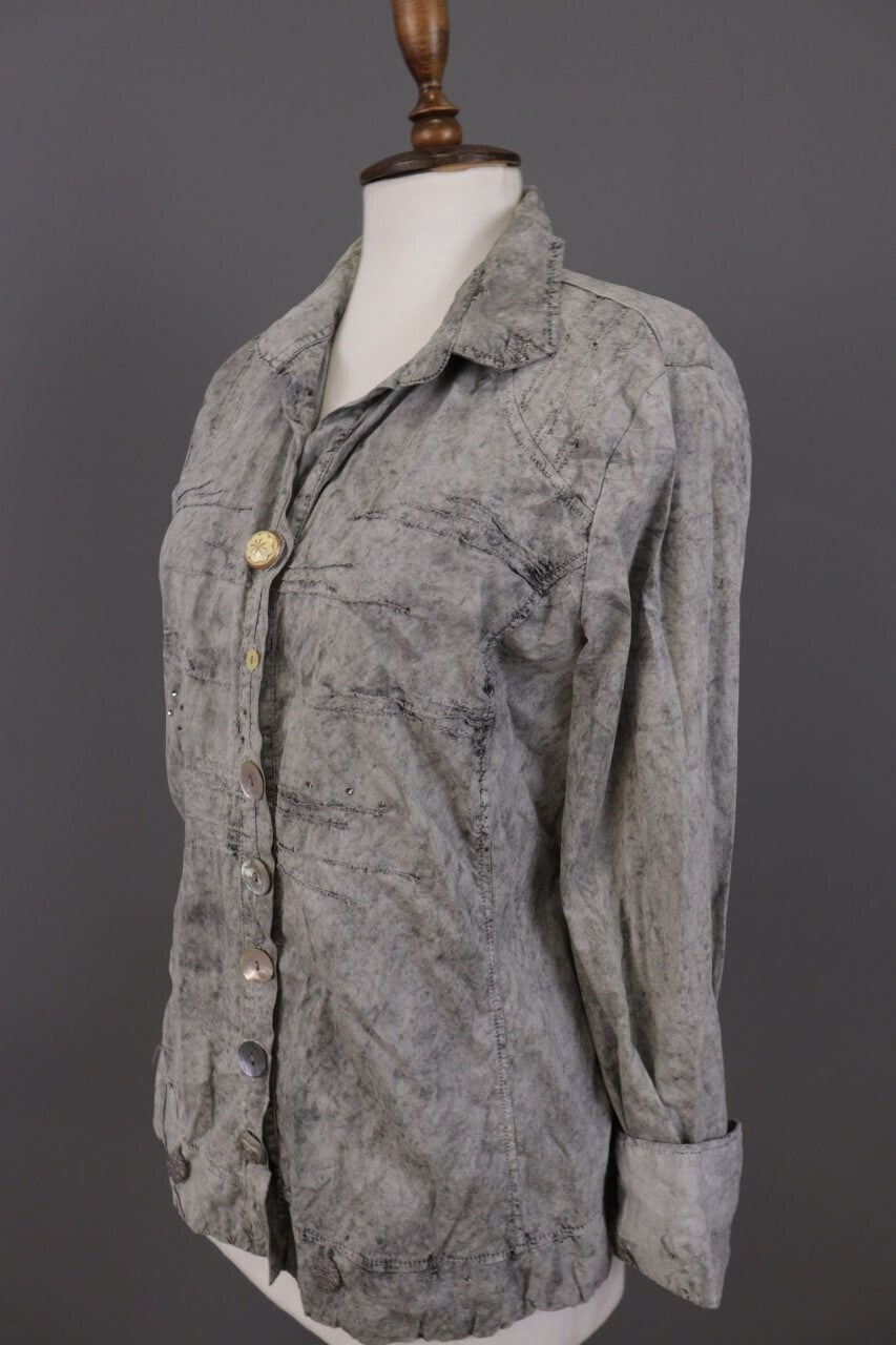 Bottega Gray Lightweight Jacket – Women's XL